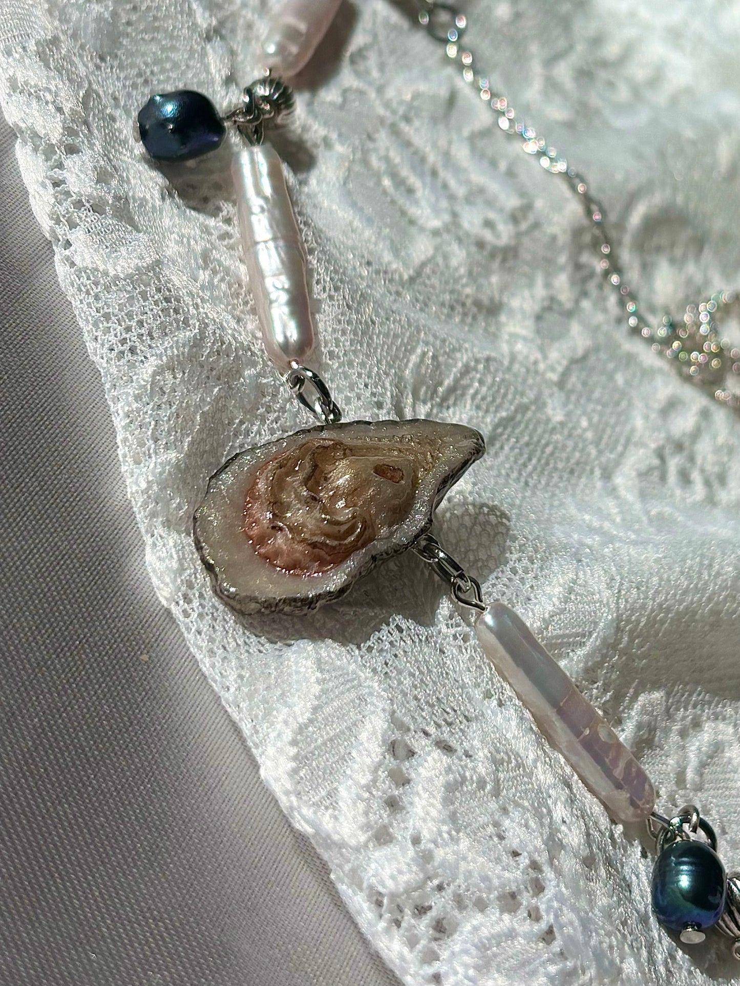 Oyster Pendant Necklace