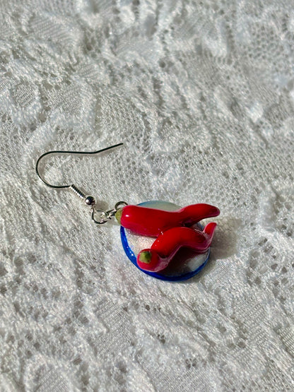 Single Chili Pepper Earring